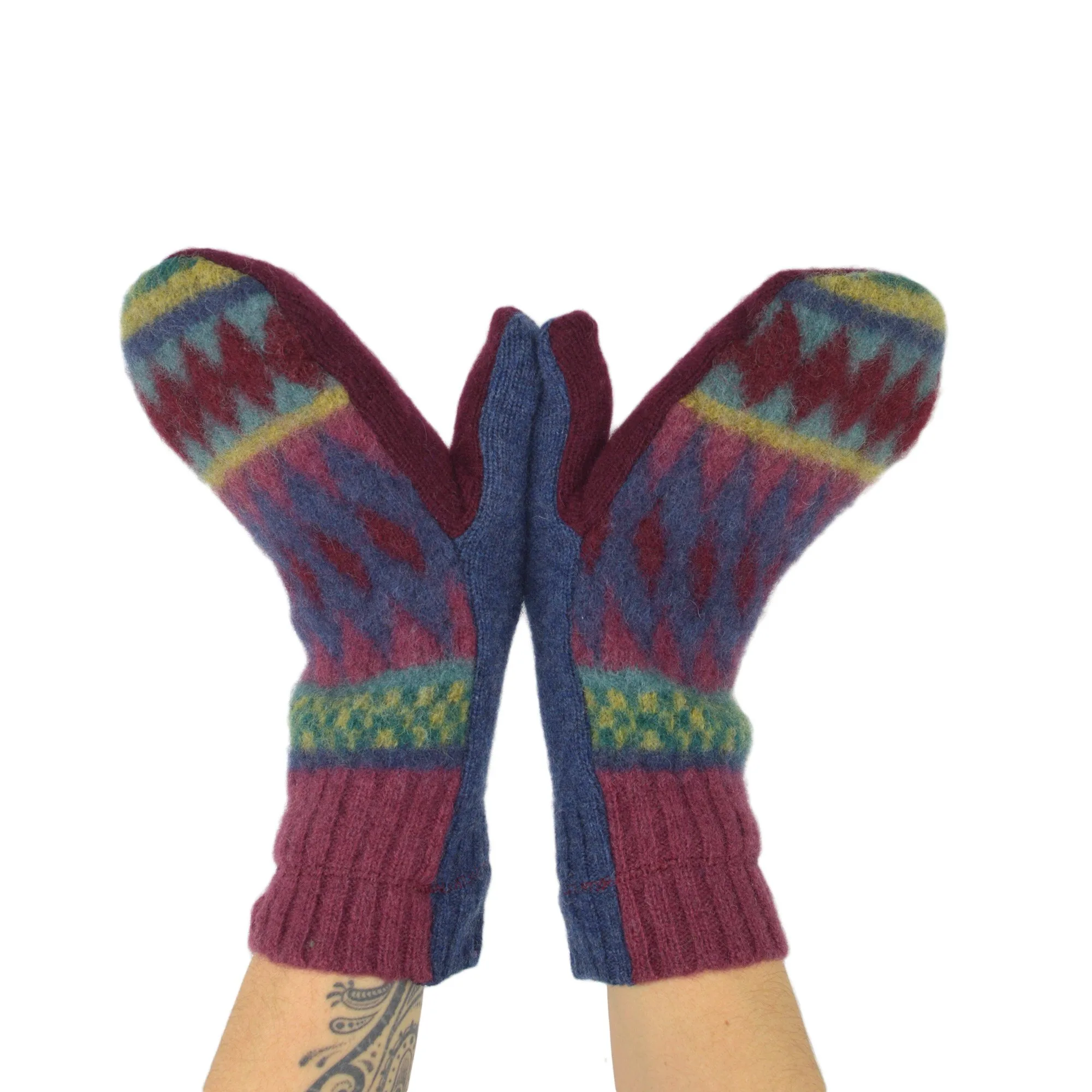 My Favourite Upcycled Sweater Mittens