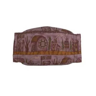 Plum Houses 3D Mask