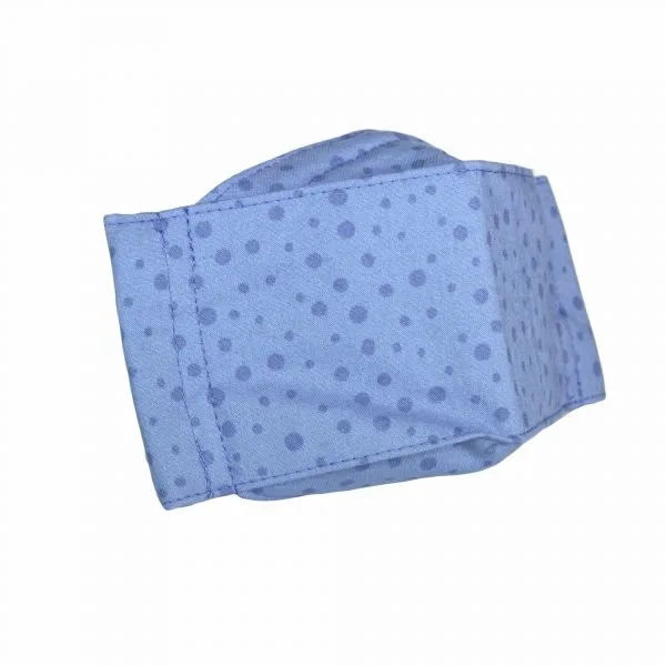 Mens Blue Dot 3D Mask - Image 2